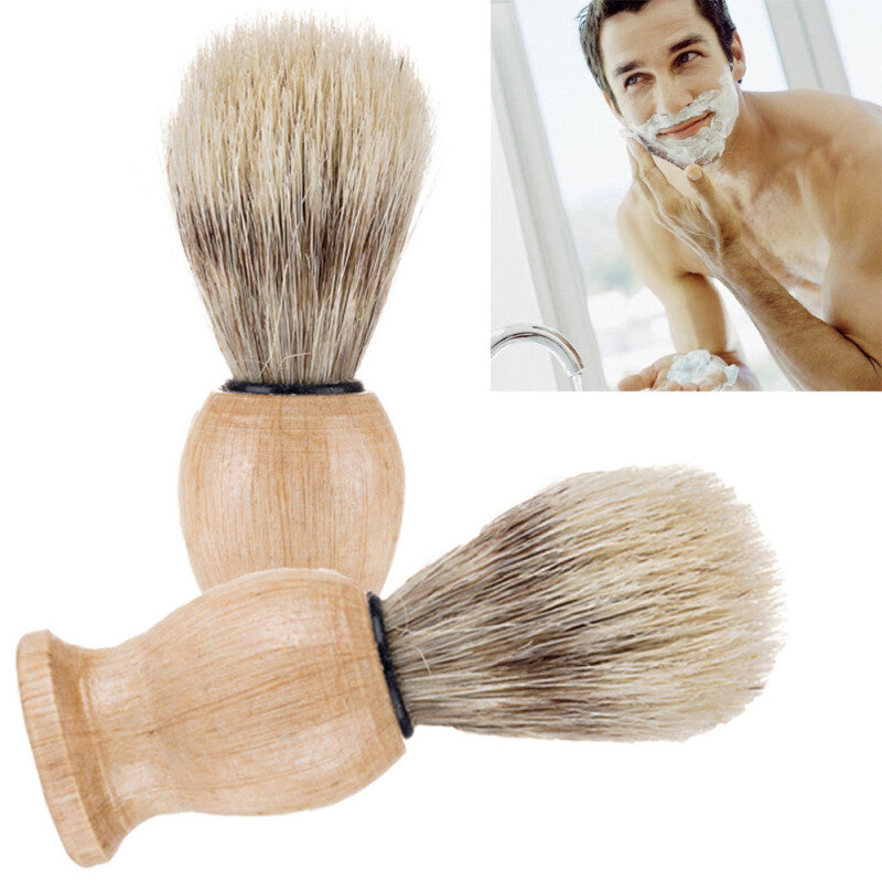 Men Shaving Bear Brush - Khaki