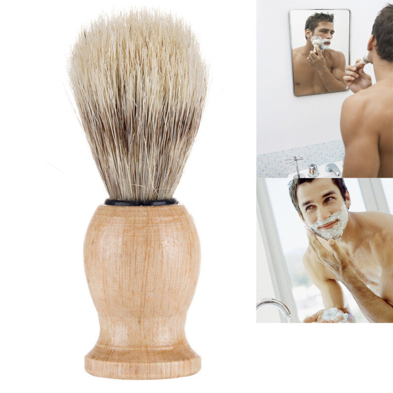 Men Shaving Bear Brush - Khaki