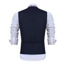 Men V-neck Fashionable Sleeveless Vest - Blue