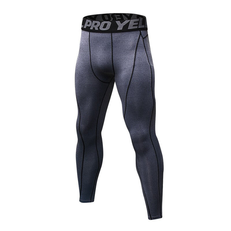 Men's Fashionable Fitness Stretch Sweatpants - Gray