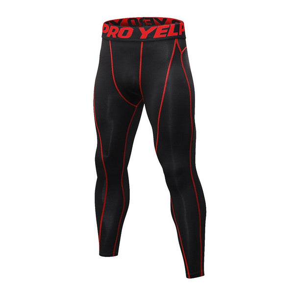 Men's Fashionable Fitness Stretch Sweatpants - Red