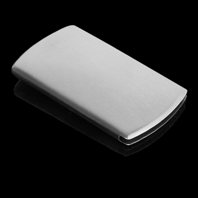 Metal Stainless Steel Money Clip - Silver