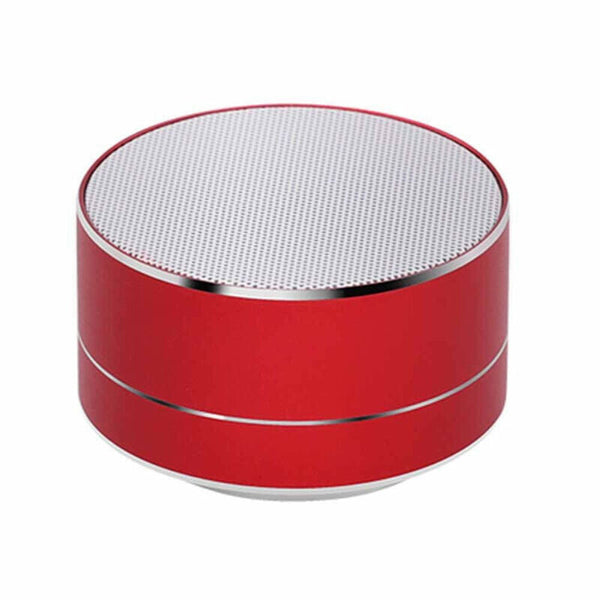 Metal Wireless High Quality Portable Speaker - Red