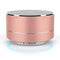 Metal Wireless High Quality Portable Speaker - Rose Red