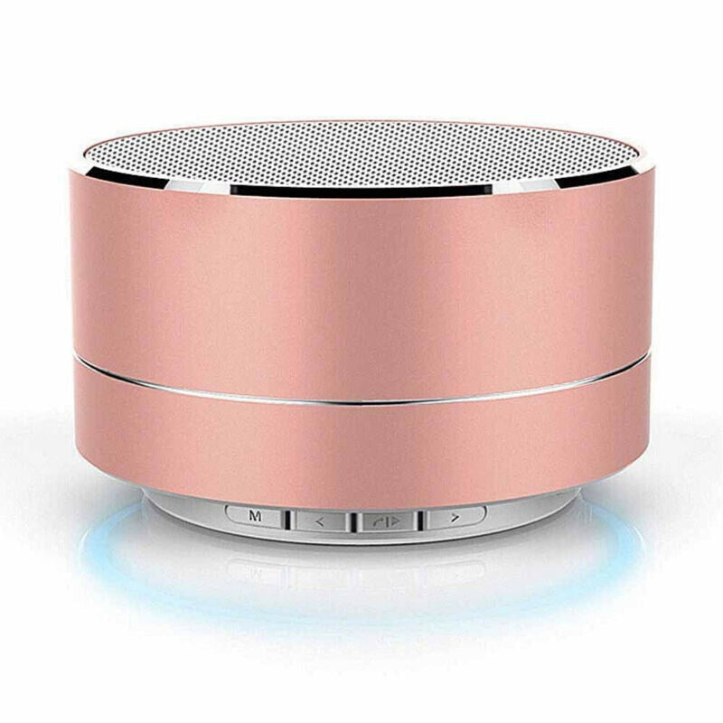 Metal Wireless High Quality Portable Speaker - Rose Red