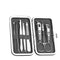 Miarhb 8 Pcs. Stainless Steel Nail Manicure Set - Gray