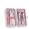 Miarhb 8 Pcs. Stainless Steel Nail Manicure Set - Pink