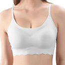 Miarhb Women Tackless Sports Bra - White