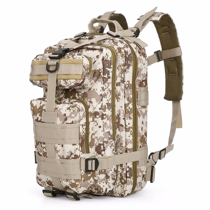 Military Premium 30L Outdoor Camping Travel Bag - Desert