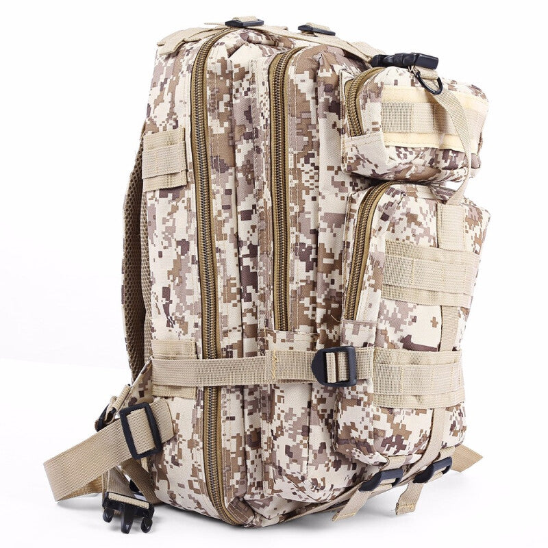 Military Premium 30L Outdoor Camping Travel Bag - Desert