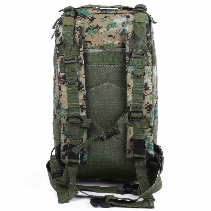 Military Premium 30L Outdoor Camping Travel Bag - Jungle Camo