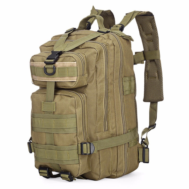 Military Premium 30L Outdoor Camping Travel Bag - Khaki