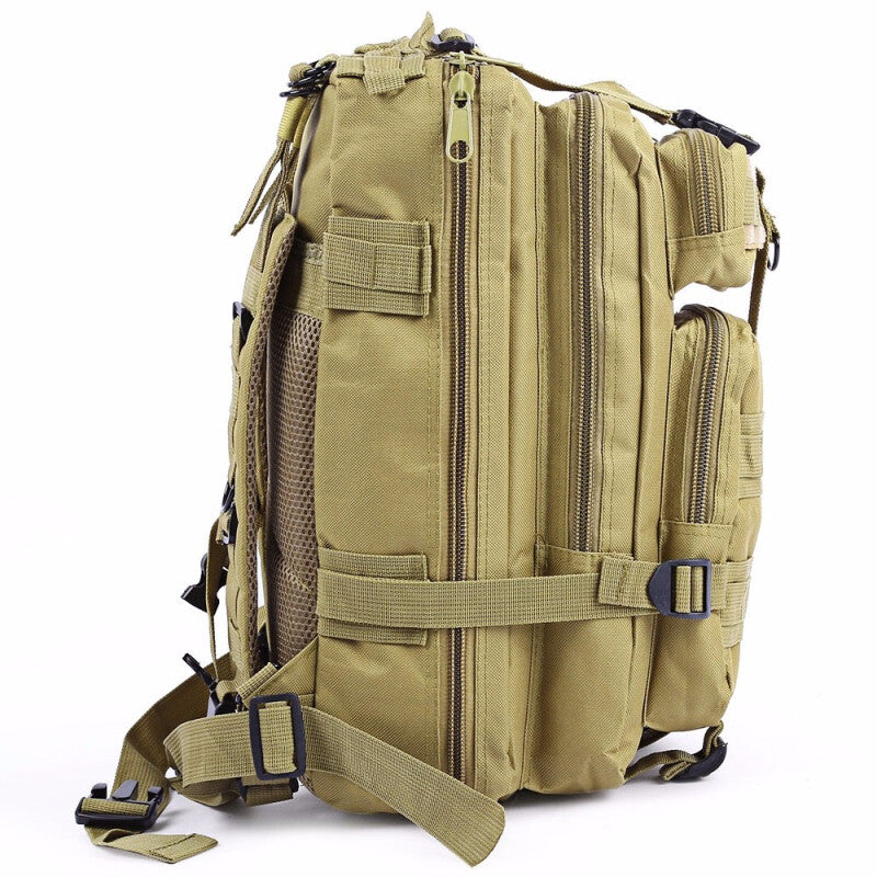 Military Premium 30L Outdoor Camping Travel Bag - Khaki