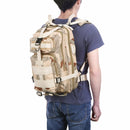 Military Premium 30L Outdoor Camping Travel Bag - Sand Camo