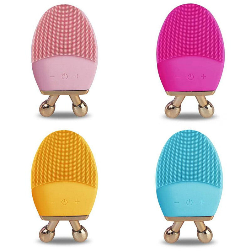 Mini Electric Exfoliating Brush - Fuchsia Pink