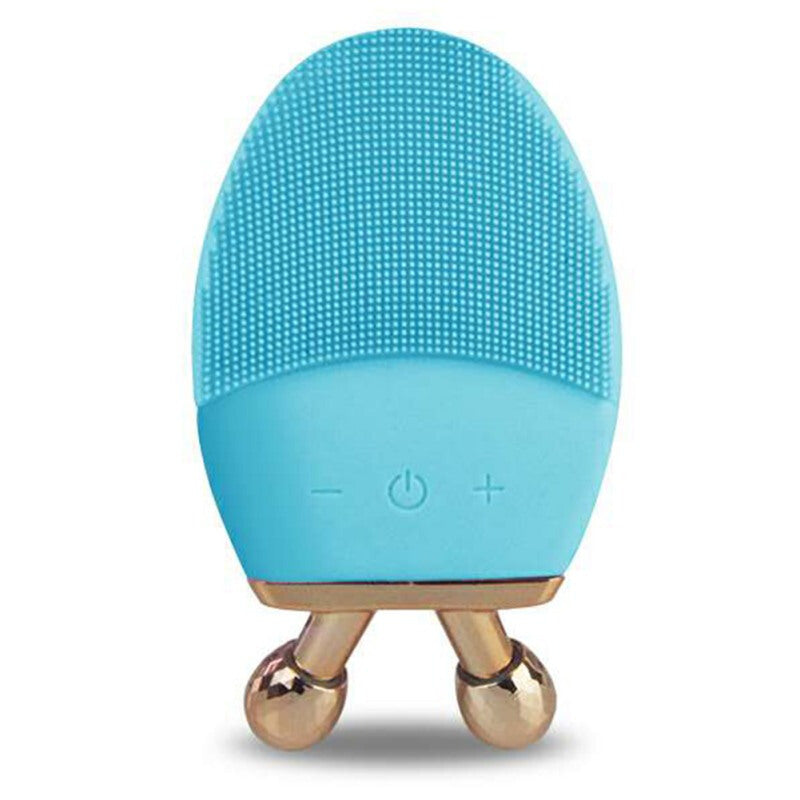 Mini Electric Exfoliating Brush - Blue