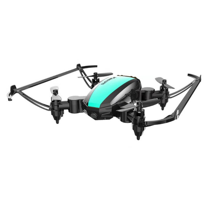 Mini Foldable Premium LED Control Drone - Green