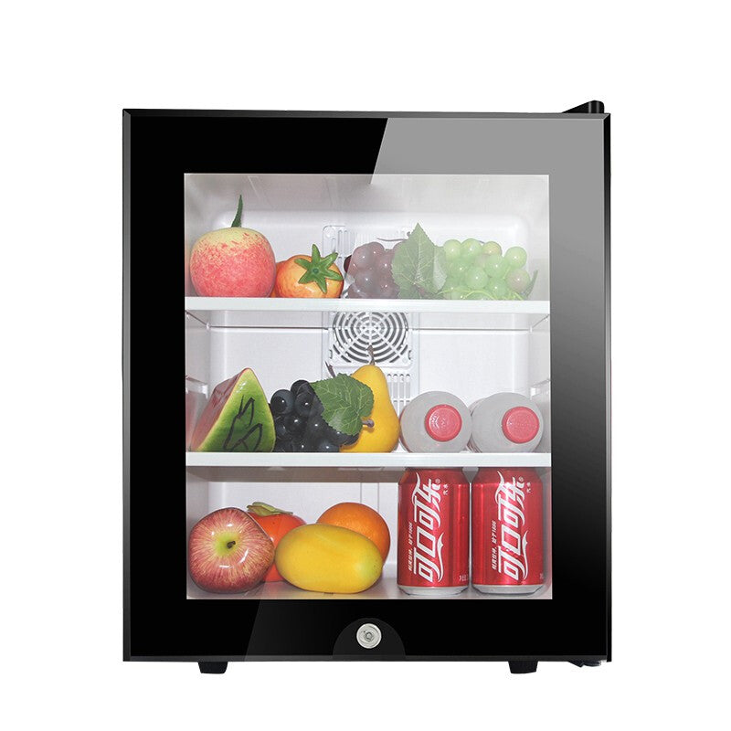 Mini Fridge Glass Door 30L - Black