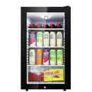 Mini Fridge with Thermoelectric Glass Door - Black