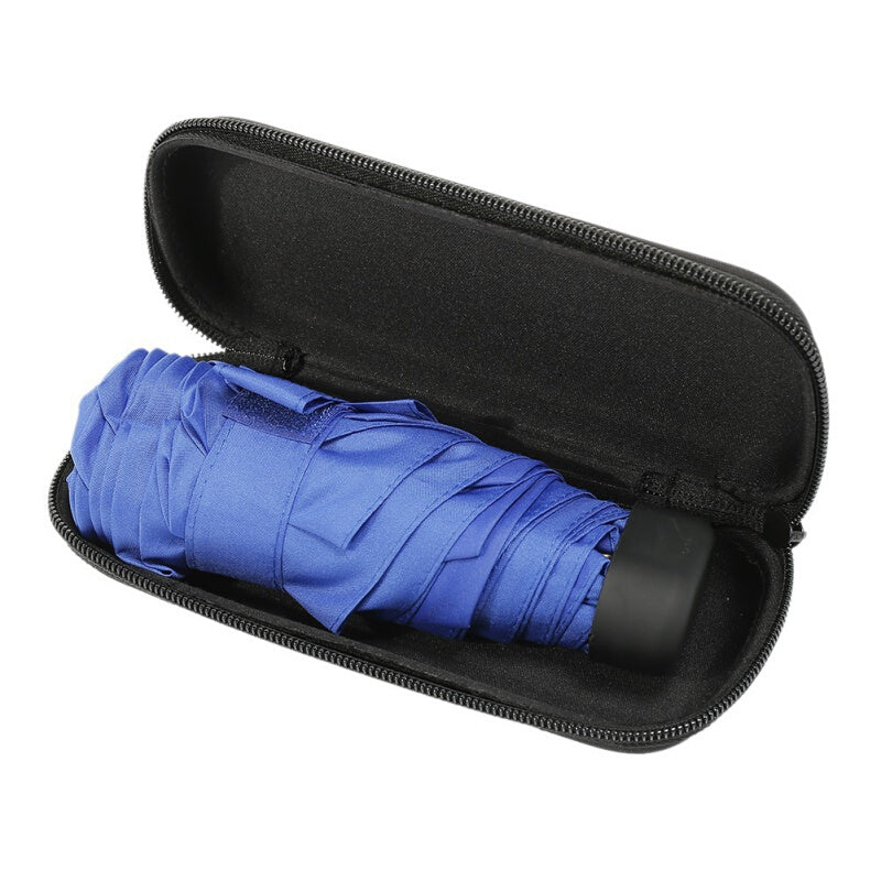 Mini High Quality Folding Pocket Umbrella - Blue