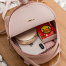 Mini High Quality Stylish Leather Backpack - Pink