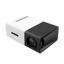 Mini Portable LED Theater Video Projector - Black