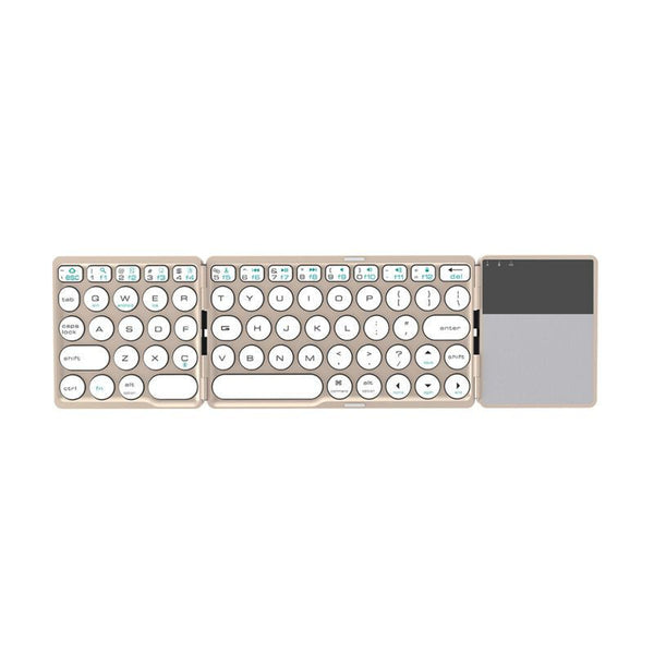 Mini Premium Folding Keyboard - Gold