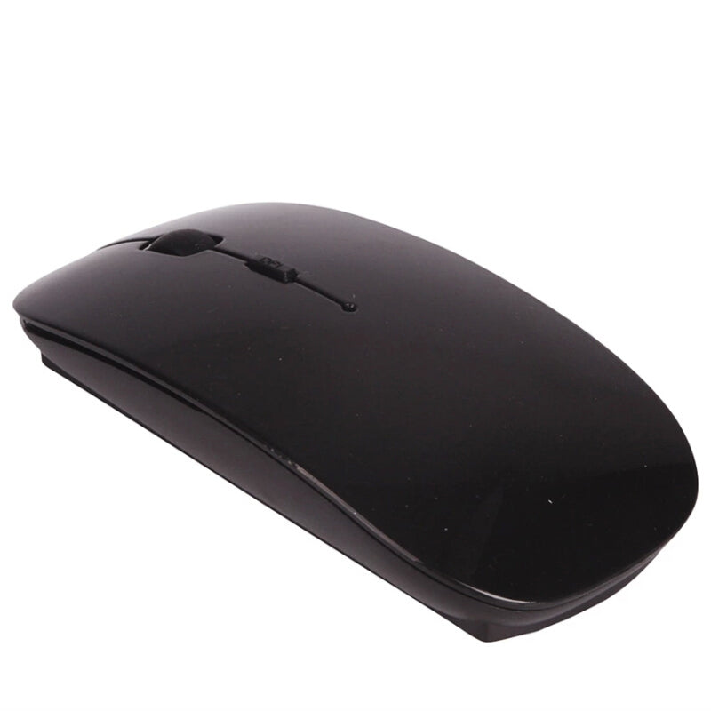 Mini Premium Slim Wireless Optical Mouse - Black