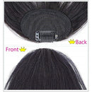 Mnycxen One Pack Hair Bangs Extension - Black