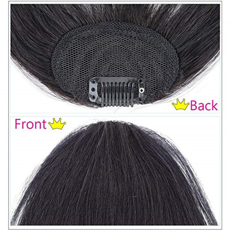 Mnycxen One Pack Hair Bangs Extension - Black