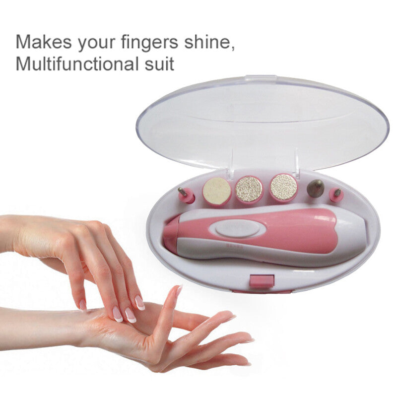 Mnycxen Professional Electric Manicure Machine Set  - Pink