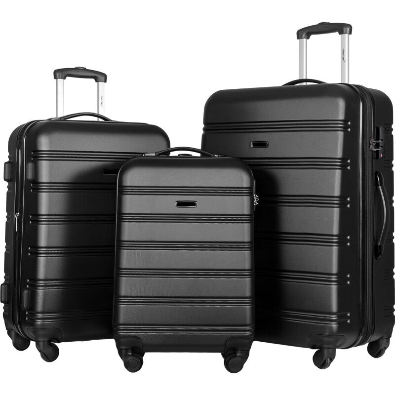 ModernLuxe Premium High Quality Luggage - Black