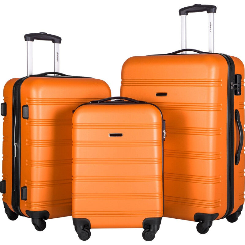 ModernLuxe Premium High Quality Luggage - Orange