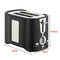 Modern Minimalist Compact Bread Toaster - Black