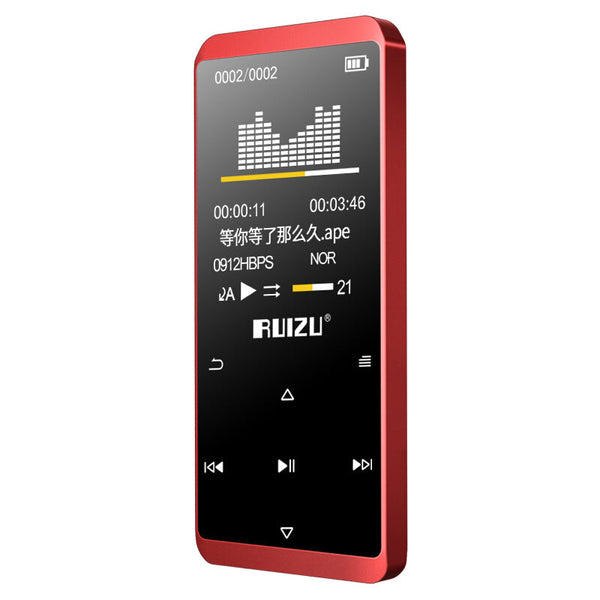 Modern Ruizu 8 GB Bluetooth MP3/MP4 Player - Red