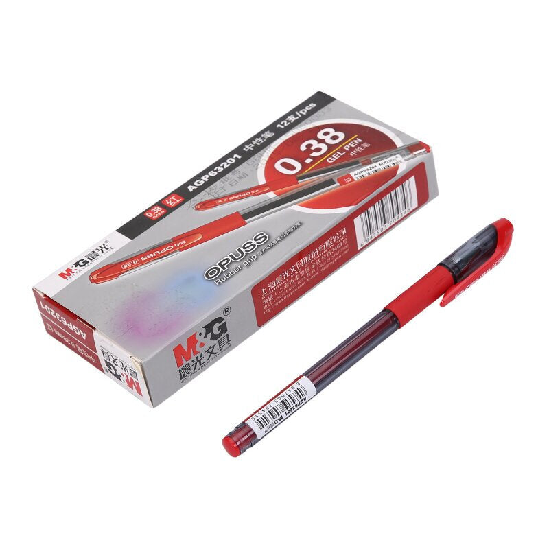 Morning Light Premium 12Pcs Neutral Pen - Red