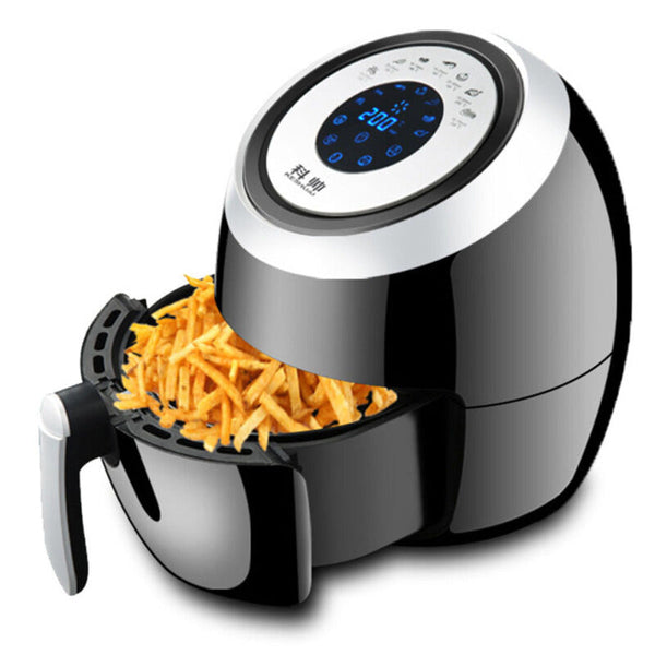 Multifunction Electric Air Fryer With Basket - Black