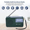 Modern Multifunctional Solar Crank Radio - Green