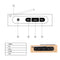 Multifunctional Digit Displaying Radio - Wood Color