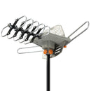 New 150Miles Outdoor Motorized TV Antenna - Silver