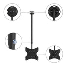 New 360° Swivel TV Ceiling Mount Bracket - Black