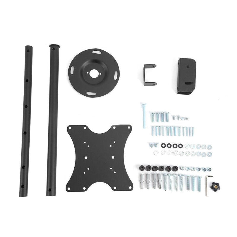 New 360° Swivel TV Ceiling Mount Bracket - Black