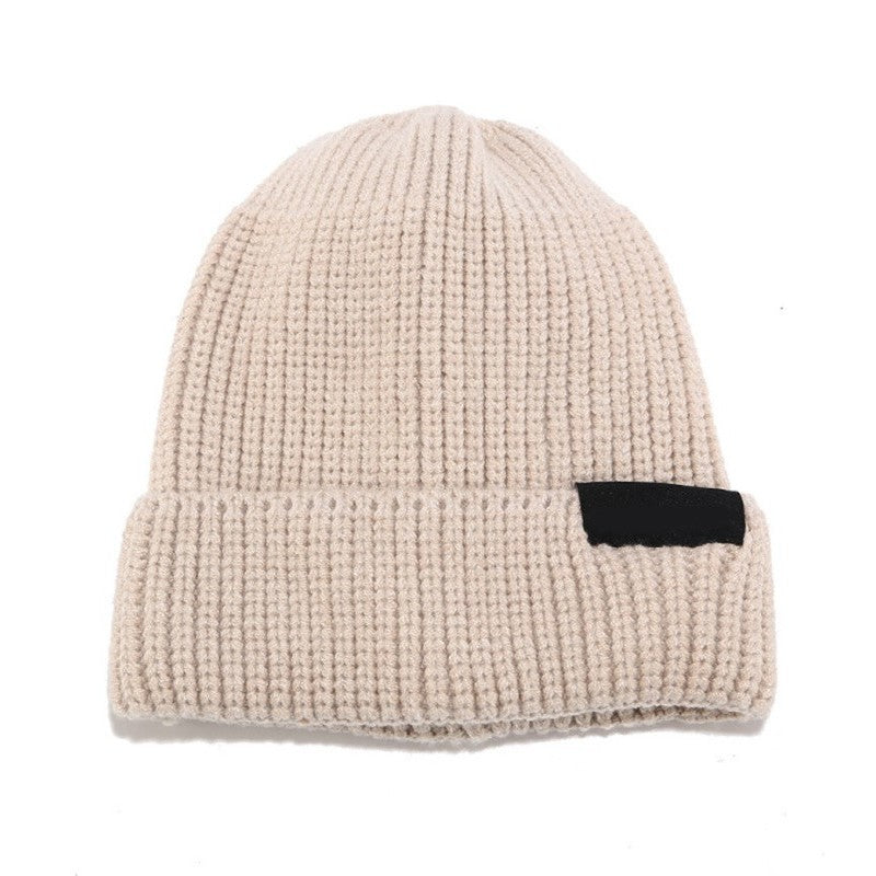 New Fashion Unisex Casual Knitted Hat - Beige