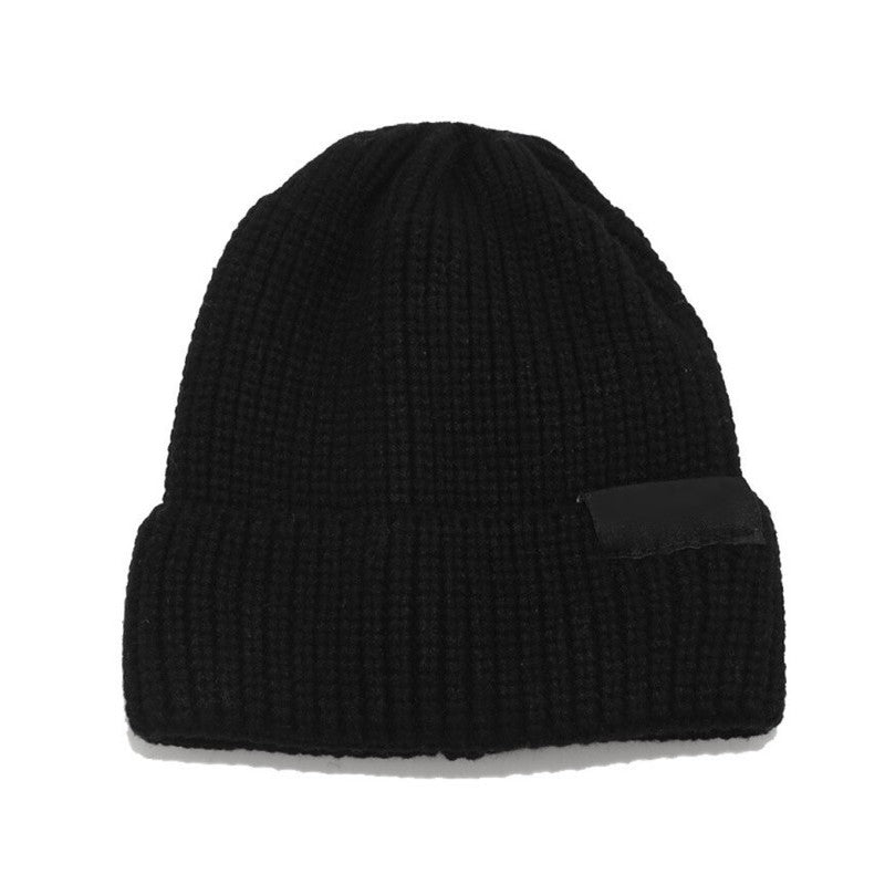 New Fashion Unisex Casual Knitted Hat - Black