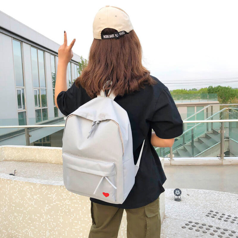 New Fashion Women's Portable Backpack - Gray