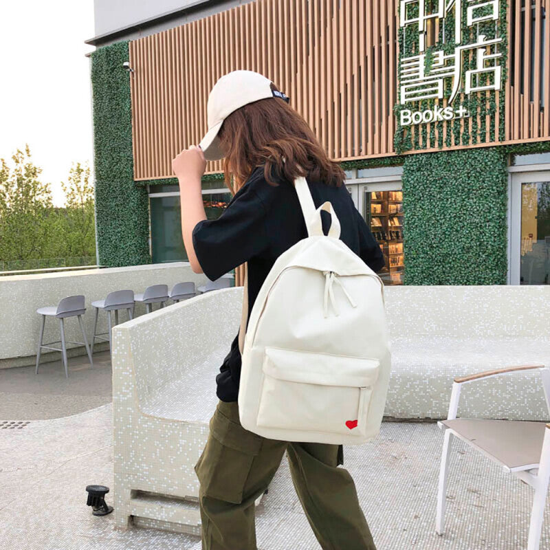 New Fashion Women's Portable Backpack - White