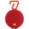 New JBL Clip2 Portable Bluetooth Speaker - Red