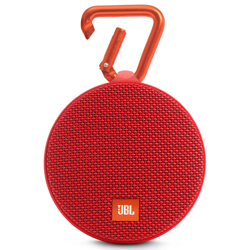 New JBL Clip2 Portable Bluetooth Speaker - Red