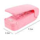 New Machine Mini Bag Clip Impulse Sealer - Pink