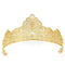 New Premium Rhinestone Flowered Tiaras - Gold